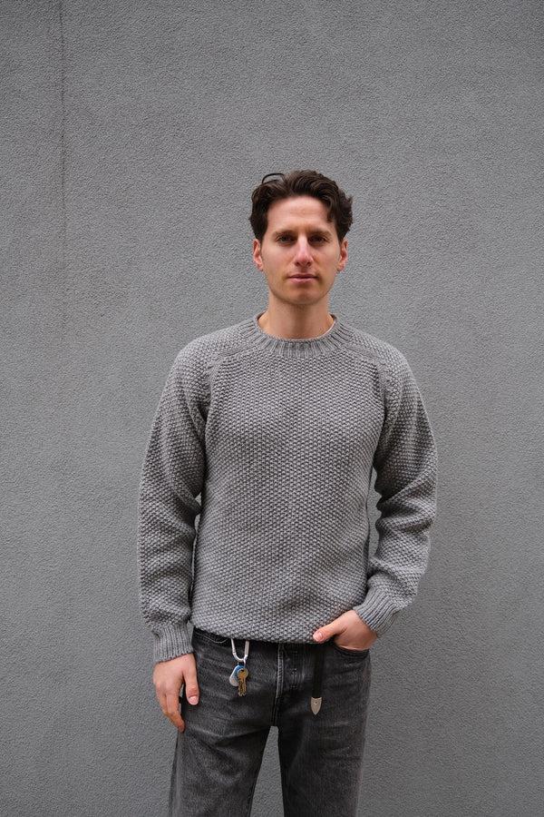 steven alan Moss stitch crewneck sweater