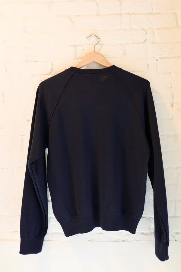 Steven Alan Pull Manches Raglan Navy Blue
