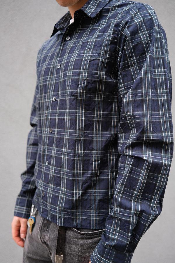 Steven Alan Single Needle Shirt Blue/Green Plaid