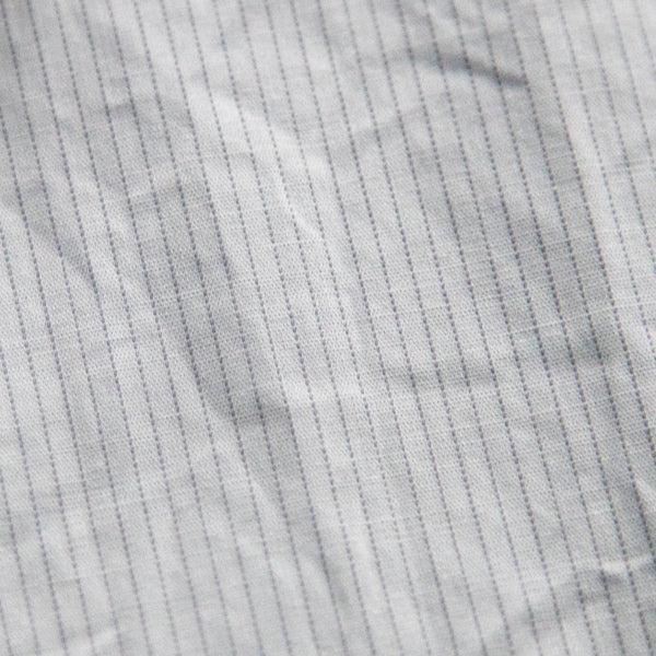 Steven Alan Single Needle Shirt Stripe Nardo Grey