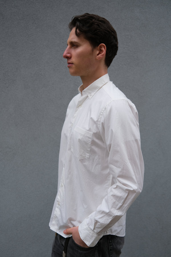 Steven Alan Single Needle Shirt White