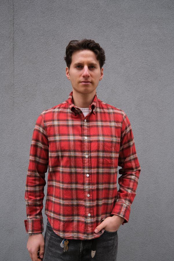 steven alan The Collegiate Red Flannel