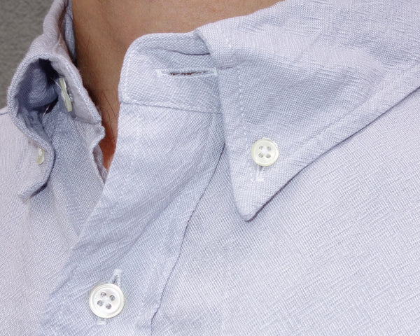 Steven Alan The Collegiate Shirt Gray Dry Weave