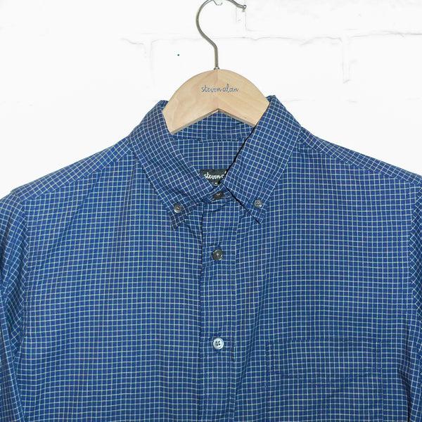 Steven Alan The Collegiate Shirt Navy Windowpane