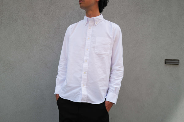 steven alan The Collegiate Shirt White Coolmax