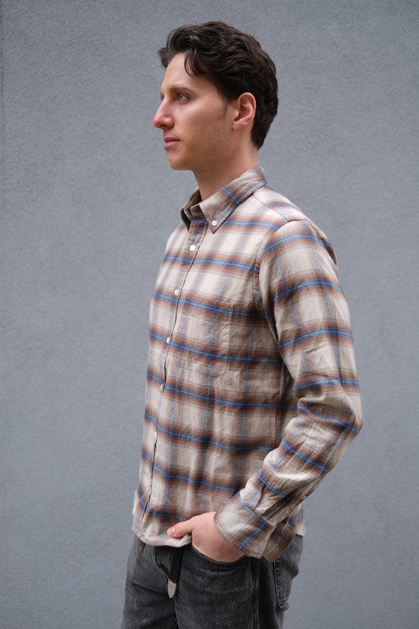 Steven Alan The Collegiate Tan Flannel