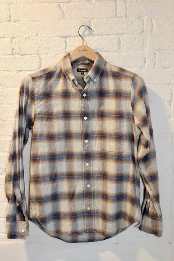 Steven Alan The Collegiate Tan Flannel