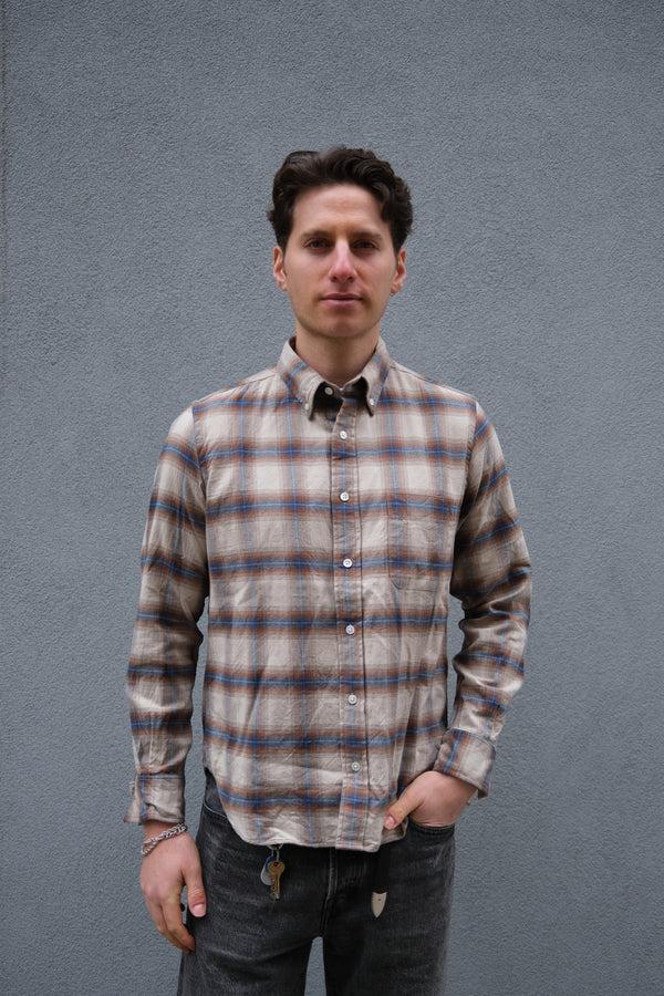 steven alan The Collegiate Tan Flannel