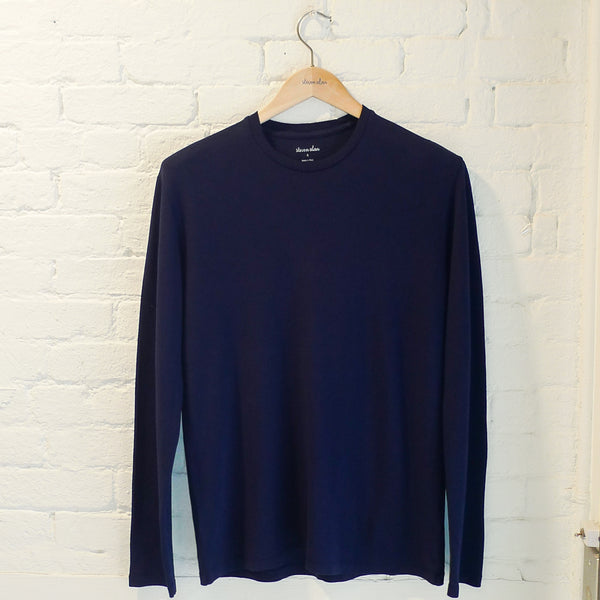 Steven Alan The Pique Long Sleeve Navy