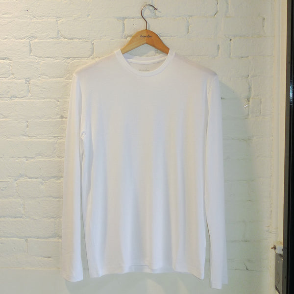 Steven Alan The Pique Long Sleeve White