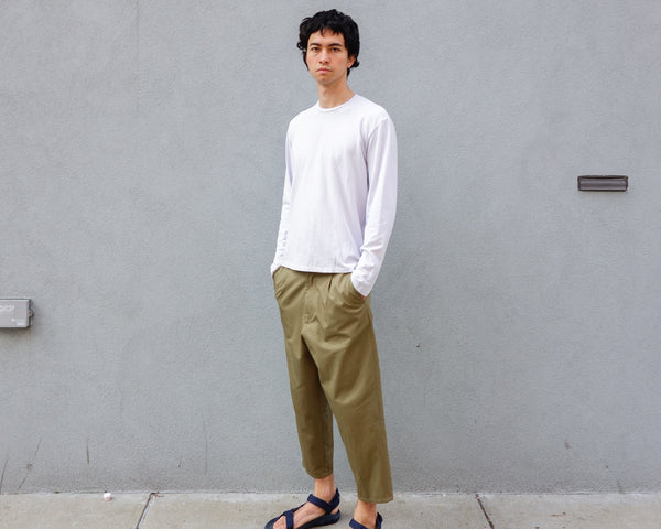 Steven Alan The Pique Long Sleeve White