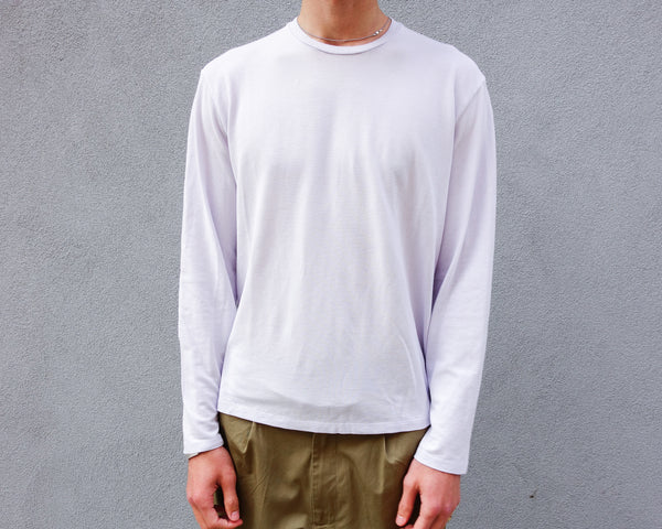Steven Alan The Pique Long Sleeve White