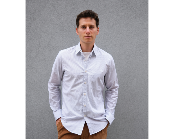 steven alan The Reverse Seam Pencil Stripe