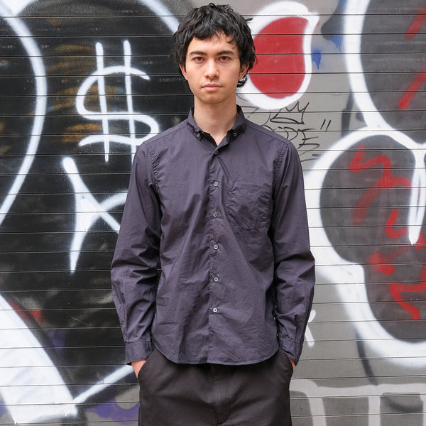 steven alan The Single Needle Shirt Anthracite