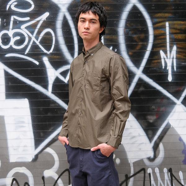 Steven Alan The Single Needle Shirt Cadet Green