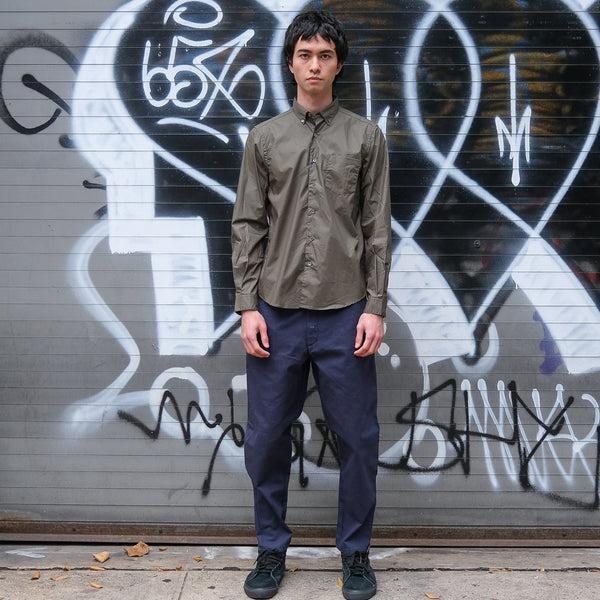 Steven Alan The Single Needle Shirt Cadet Green