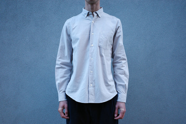 Steven Alan The Single Needle Shirt Cream