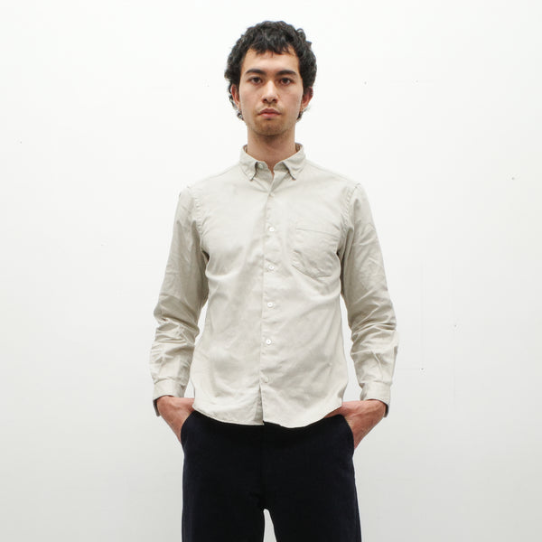 steven alan The Single Needle Shirt Fog | Oxford