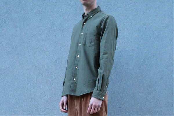 Steven Alan The Single Needle Shirt Forest