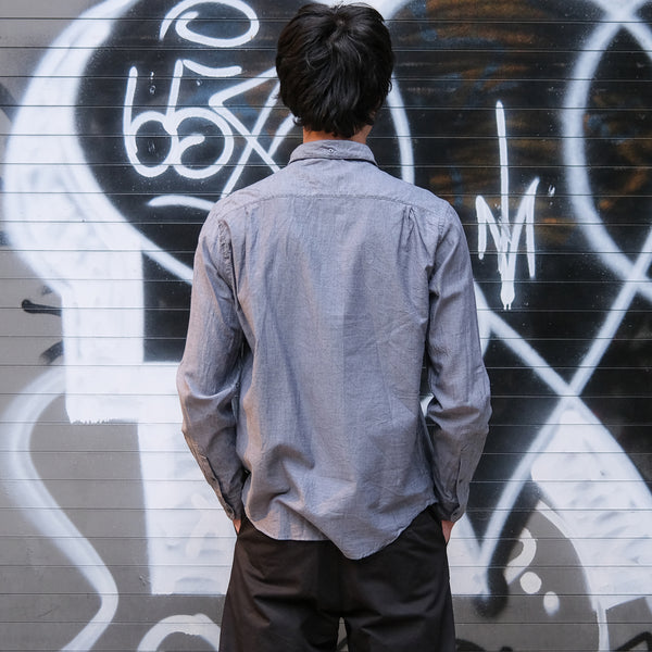 Steven Alan The Single Needle Shirt Graphite Twill