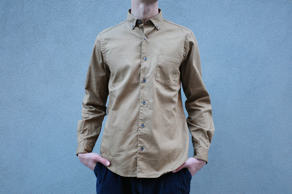 Steven Alan The Single Needle Shirt Mocha | Oxford