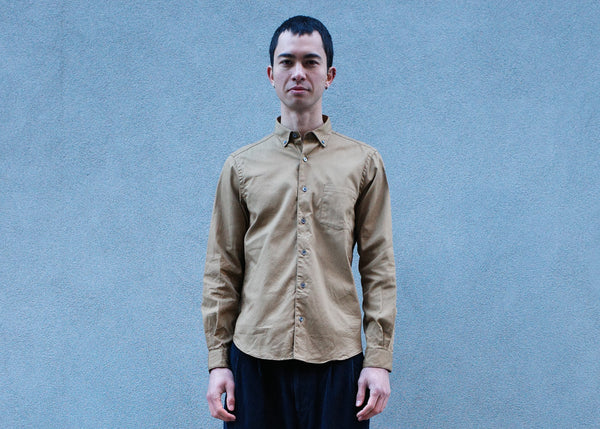 steven alan The Single Needle Shirt Mocha | Oxford