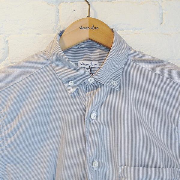 Steven Alan The Single Needle Shirt Pencil Stripe