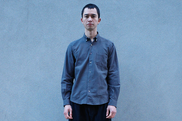 steven alan The Single Needle Shirt Washed Black