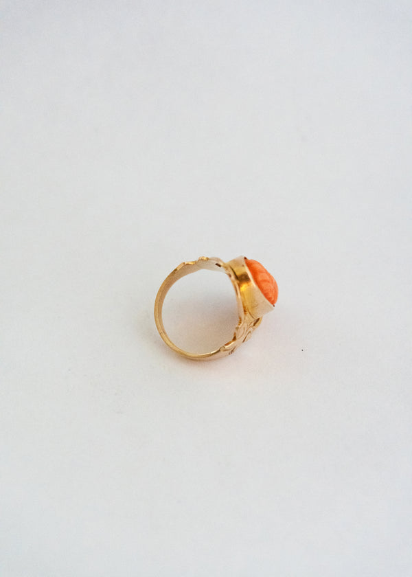 Steven Alan Vintage Carved Woman Ring