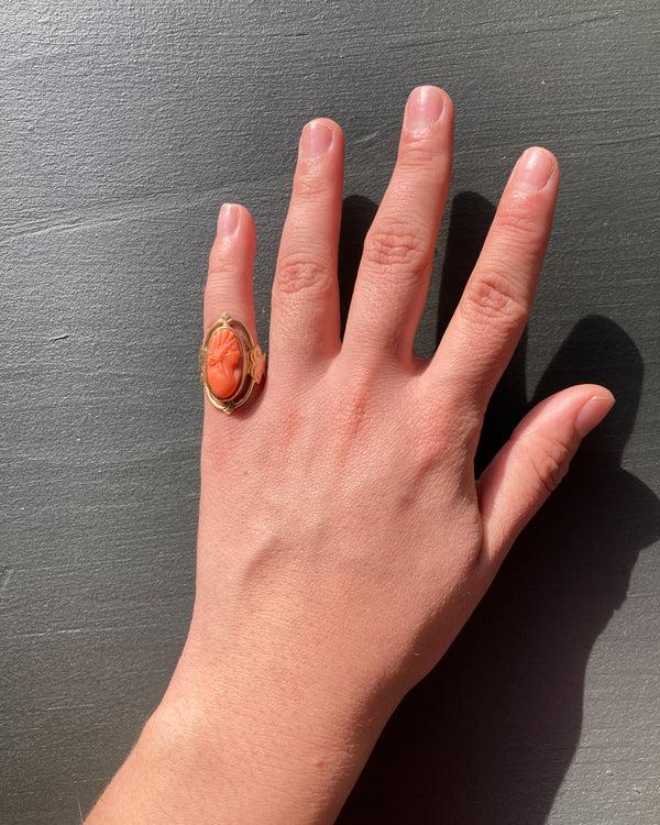 Steven Alan Vintage Carved Woman Ring