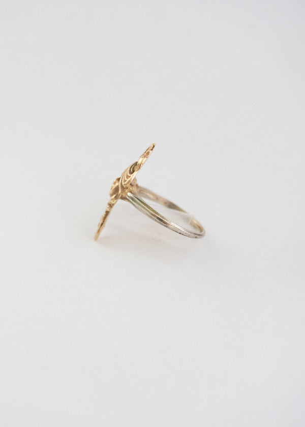 Steven Alan Vintage Face Ring 14K