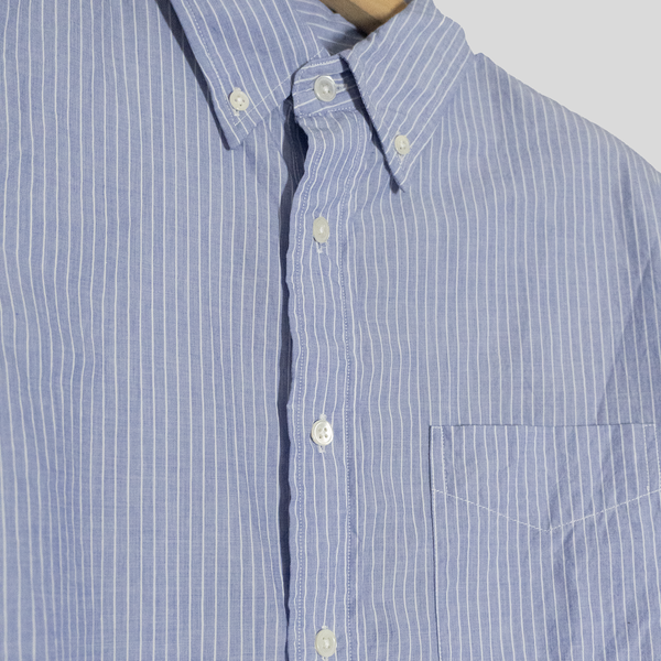 Steven Alan The Collegiate Shirt Blue/White Pencil Stripe