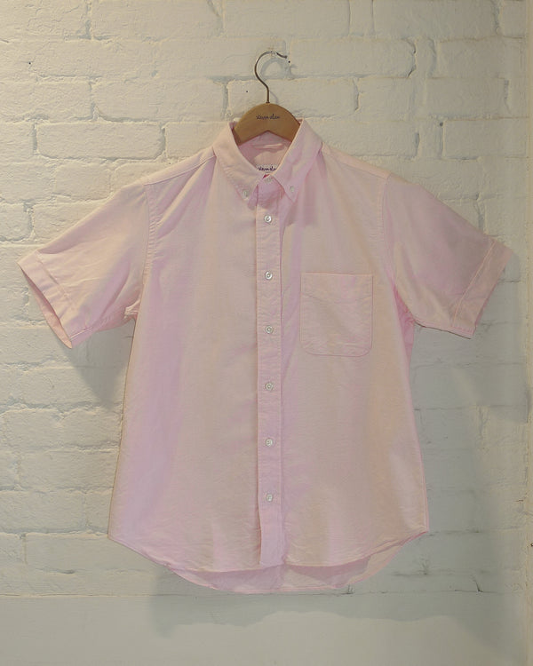 Steven Alan The Collegiate Short Sleeve Shirt Northern Pink