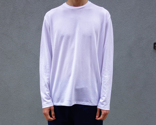 Steven Alan The Pique Long Sleeve Ultra Pale Lavender