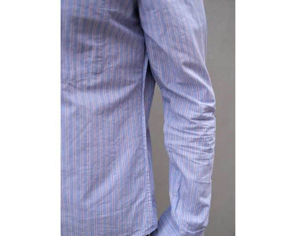 Steven Alan The Reverse Seam Shirt Blue/Navy/White Stripe