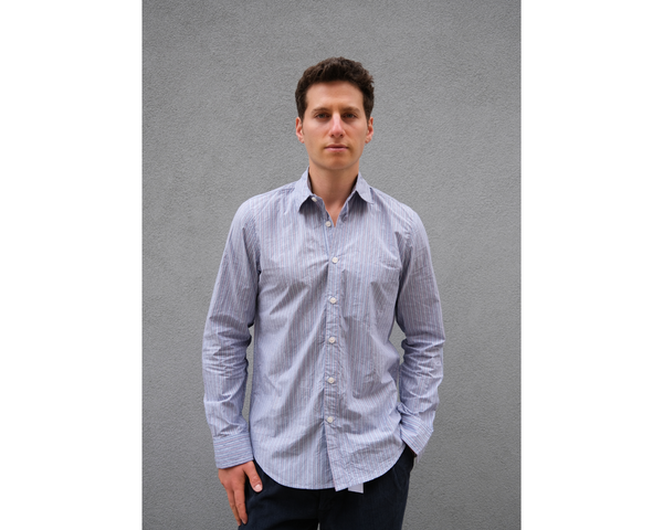 steven alan The Reverse Seam shirt Red/White/Blue Stripe