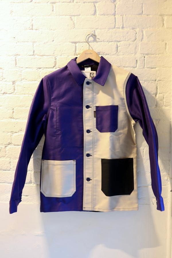 Steven Alan Veste De Travail Moleskine White And Blue