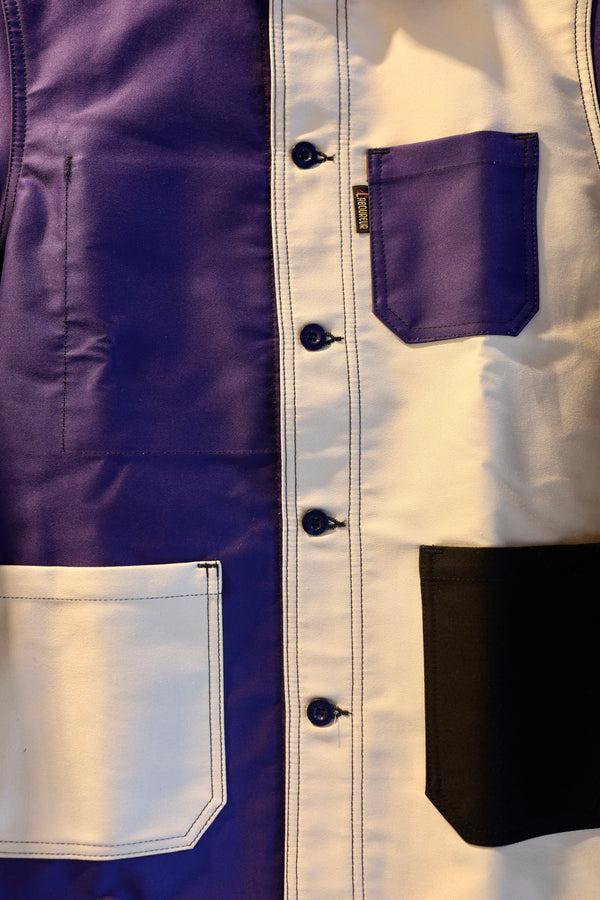 Steven Alan Veste De Travail Moleskine White And Blue