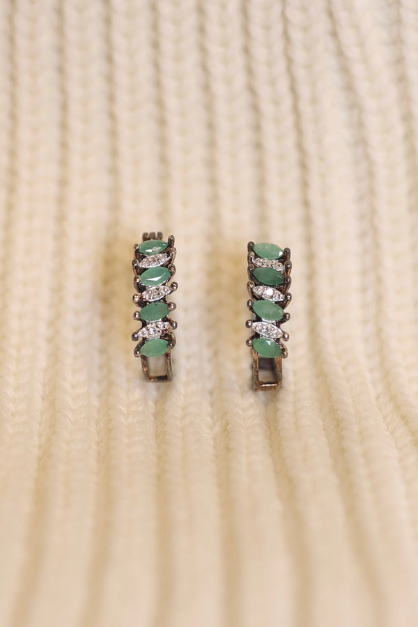 Steven Alan Vintage Sterling Silver Earrings With Stones