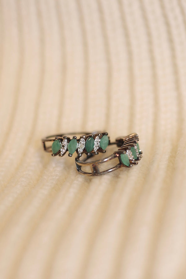 Steven Alan Vintage Sterling Silver Earrings With Stones