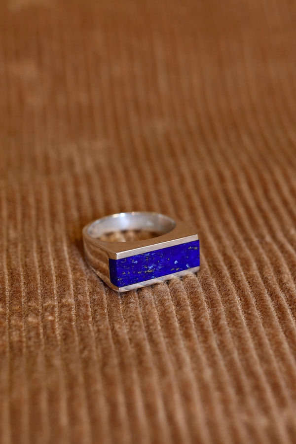 Steven Alan Vintage Sterling Silver Ring With Lapis