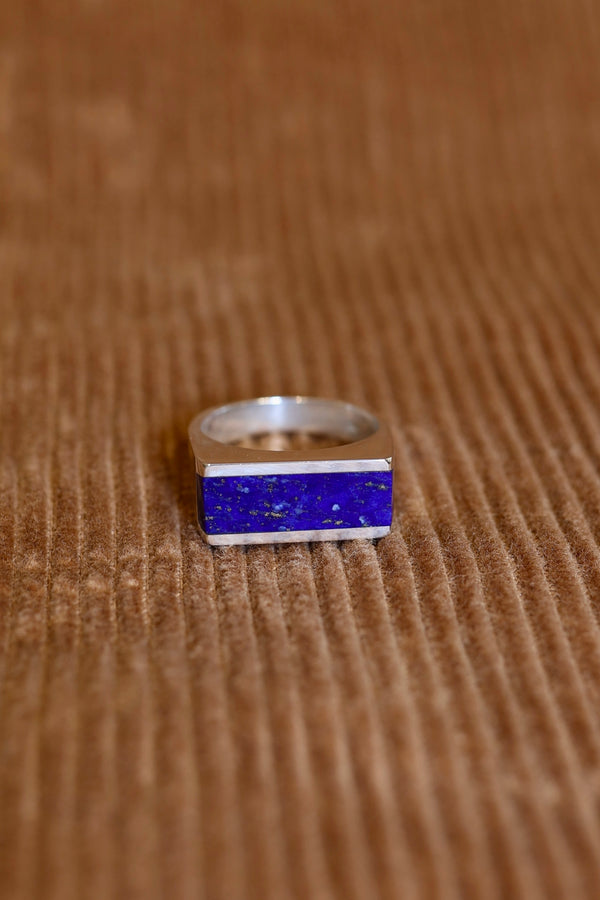 Steven Alan Vintage Sterling Silver Ring With Lapis