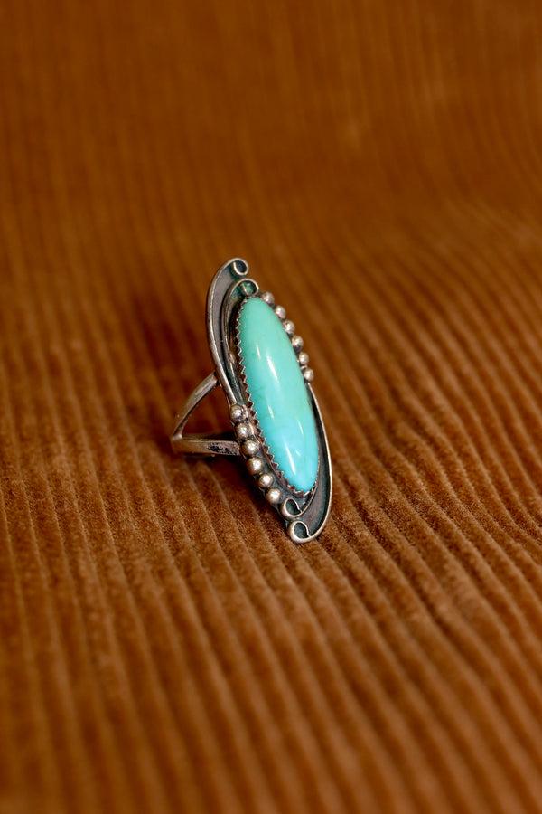 steven alan Vintage sterling silver ring with turquoise