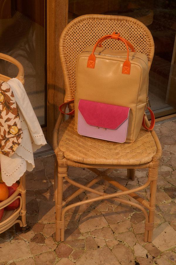 Sticky Lemon Backpack | Il Sole | Coloré | Affogato Beige + Sunset Lilac + Positano Purple