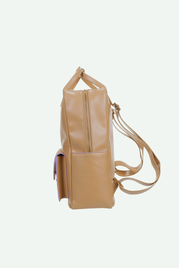 Sticky Lemon Backpack | Il Sole | Ton Sur Ton | Affogato Beige