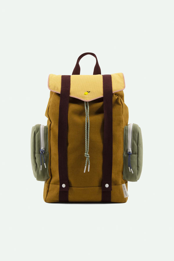 sticky lemon backpack large | adventure collection | khaki green