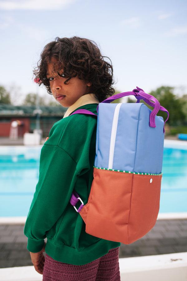 Sticky Lemon Backpack Large | Better Together | Colourblocking | Badminton Blue