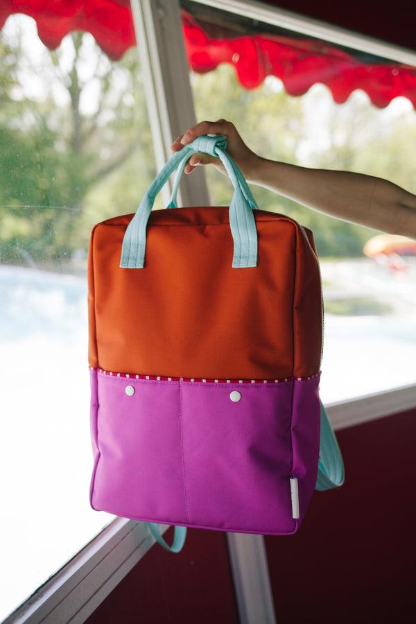 Sticky Lemon Backpack Large | Better Together | Colourblocking | Gravel Orange