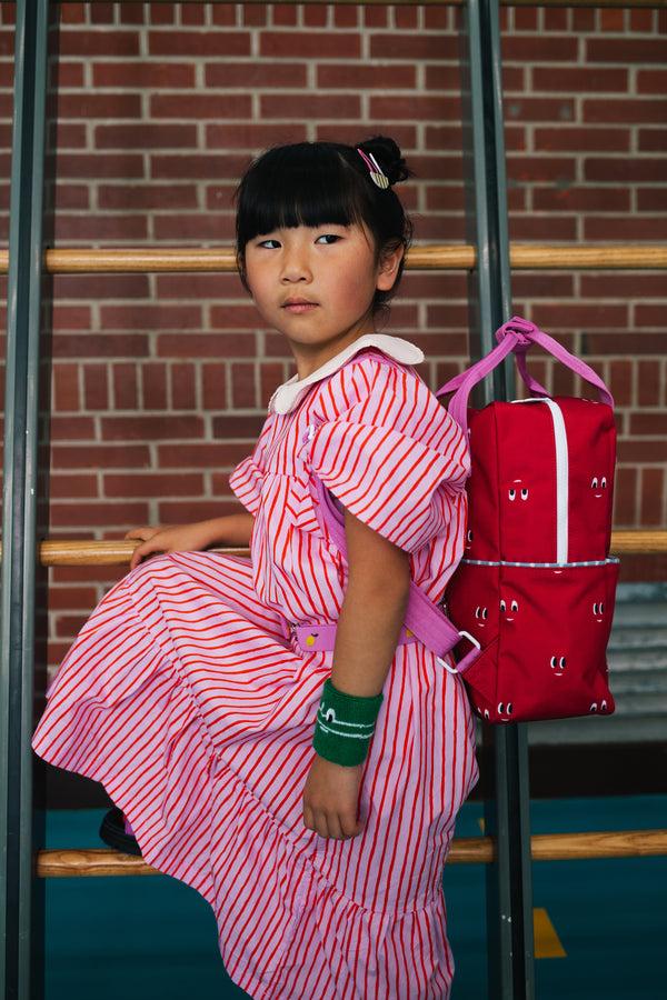 Sticky Lemon Backpack Medium | Better Together | Special Edition | Eyes | Basketball Red
