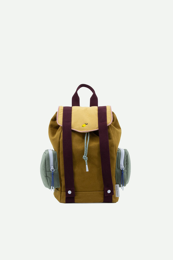 sticky lemon backpack small | adventure collection | khaki green